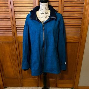 Women’s plus size teal jacket